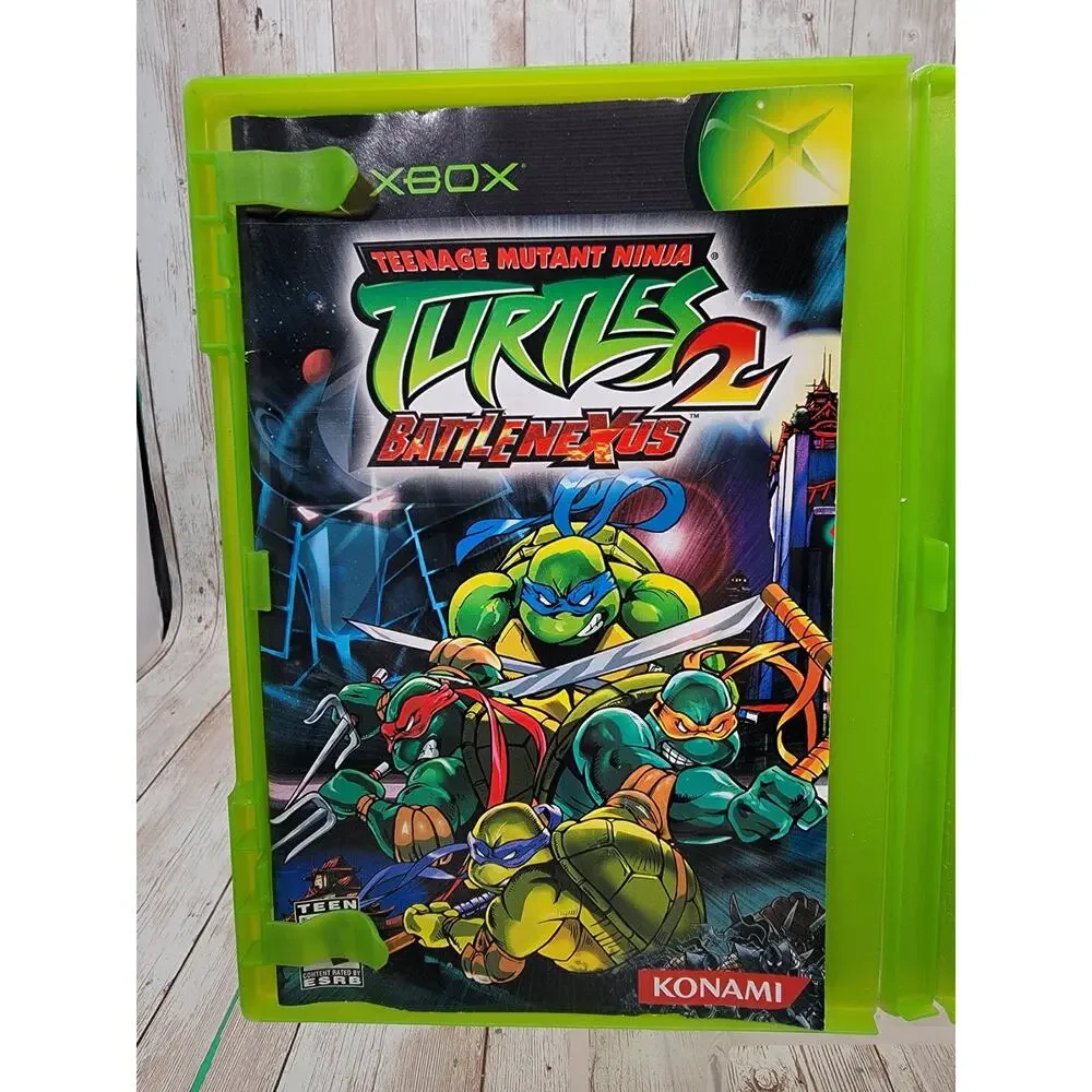 Teenage Mutant Ninja Turtles 2: BattleNexus Microsoft Xbox, 2004 Complete